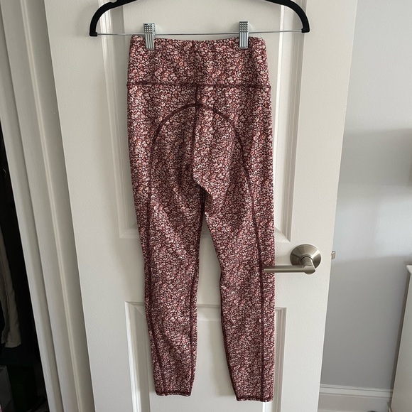 Madewell High-Rise Pink Floral Leggings - Picture 3 of 6